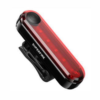 Lampka rowerowa tylna SUPERFIRE BTL01 230mAh USB - 3