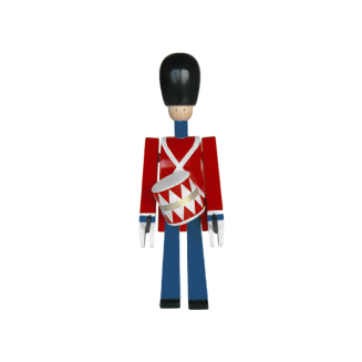  Figurine of a soldier with a snare by Kay Bojesen, 22 cm - 3