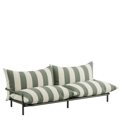 Reclining Sofa SACKit Mollis Lounge Sofa 2 Seater Renaissance Olive
