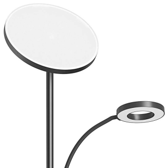 Lampa podłogowa BLITZWOLF BWL-FL-0001 36W z pilotem (czarna) - 2