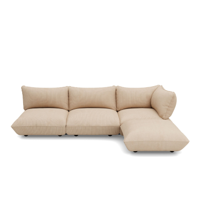 Sofa narożna Fatboy Sumo Corner Sofa Right Cord Beige