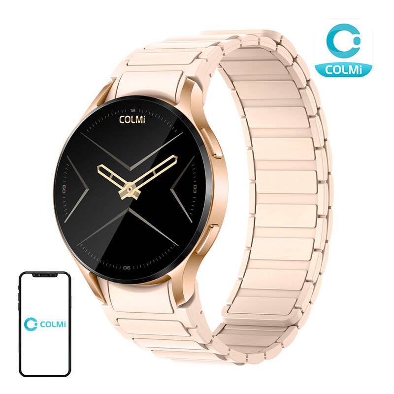Smartwatch COLMI i28 Ultra z paskiem magnetycznym (złoty)