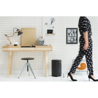 Kosz łazienkowy Brabantia NewIcon 12l Matt Black - 4