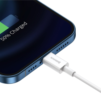 Kabel BASEUS Superior USB-A-Lightning 1m (biały) - 7