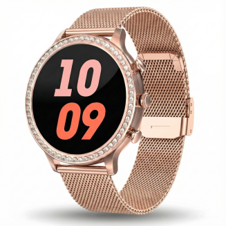 Smartwatch Gravity Różowe Złoto Pasek i Bransoleta GT5-5 - 4