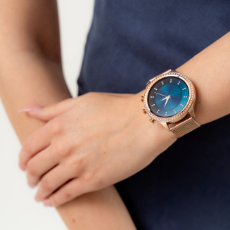 Smartwatch Gravity Różowe Złoto Pasek i Bransoleta GT5-5 - 14