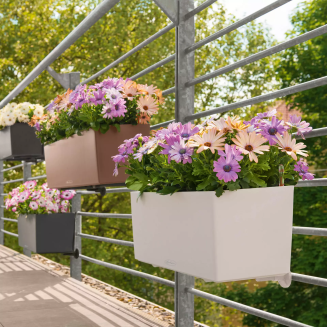 Donica Lechuza Balconera Color 80 | 100 piaskowy brąz - 6
