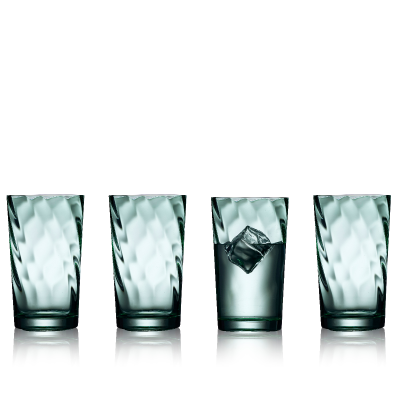 Szklanki do wody Lyngby Glas Vienna Green 400 ml - 4 szt.