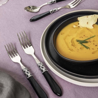 Komplet do serwowania Casa Bugatti Aladdin Black/Steel - 5