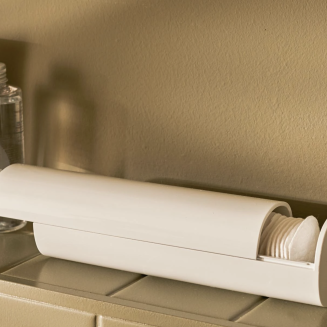 Pojemnik na płatki kosmetyczne Alessi Birillo biały | SZYBKA WYSYŁKA 24H - 3