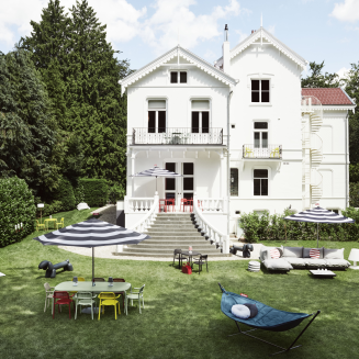 Parasol słoneczny Fatboy Stripesol Anthracite ø 350 cm - 6