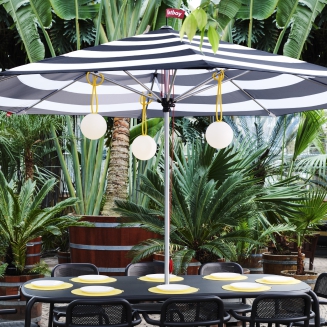 Fatboy Stripesol Anthracite sun umbrella ø 350 cm - 5