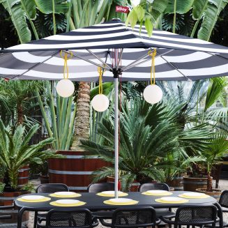 Parasol słoneczny Fatboy Stripesol Anthracite ø 350 cm - 5