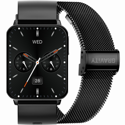 Smartwatch Gravity Czarny 2 Paski GT17-7