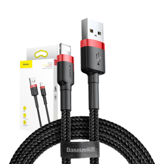 Kabel BASEUS Cafule USB-A-Lightning 0.5m (czarno-czerwony) - 11