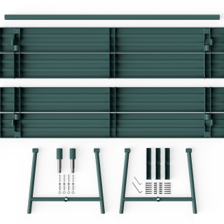 Stół ogrodowy Fatboy Fred's Table Dark Sage 220x100x76 cm - 6