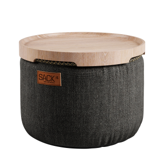 SACKit Serving Tray white stained oak pouf - 3