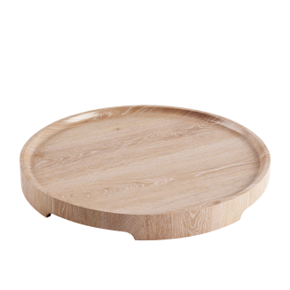 SACKit Serving Tray white stained oak pouf - 2
