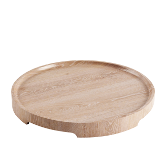 Taca do puf SACKit Serving Tray white stained oak	 - 2