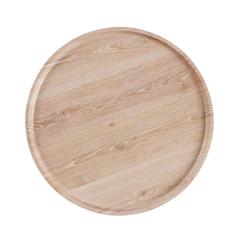  SACKit Serving Tray white stained oak pouf