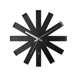 Zegar ścienny Umbra Ribbon Wall Clock Black