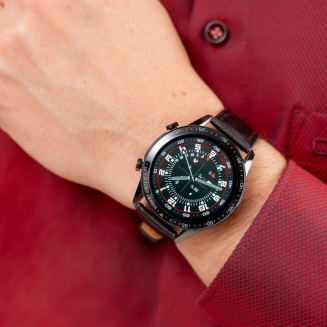 Smartwatch Gravity Czarny 2 Paski GT10-2 - 2