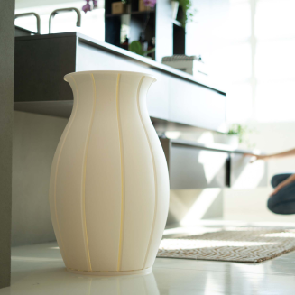 Kosz na pranie Guzzini Ninfea mlecznobiały - 3