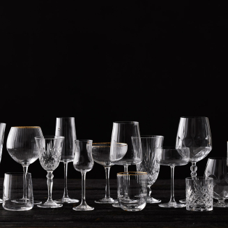 Szklanki do wody Lyngby Glas Palermo Gold 4 szt. - 4