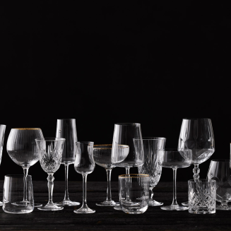 Szklanki do wody Lyngby Glas Palermo Gold 4 szt. - 4