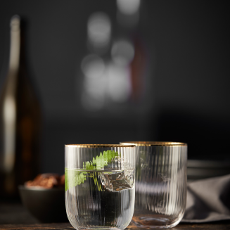 Szklanki do wody Lyngby Glass Palermo Gold 4 szt. - 6