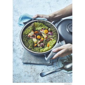 Garnek ceramiczny na indukcję Emile Henry Delight 2 l czarny - 6