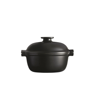 Garnek ceramiczny na indukcję Emile Henry Delight 2 l czarny - 2