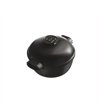 Garnek ceramiczny na indukcję Emile Henry Delight 2 l czarny - 4