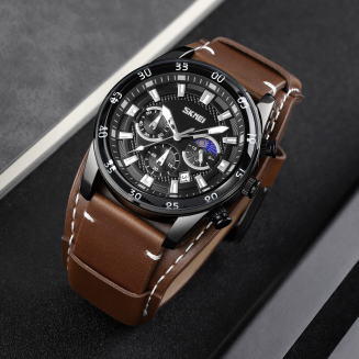 Zegarek Męski Skmei 9249BNBK + BOX - 4