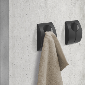 Wieszaczek na ręczniki Zack Peco czarny - 2