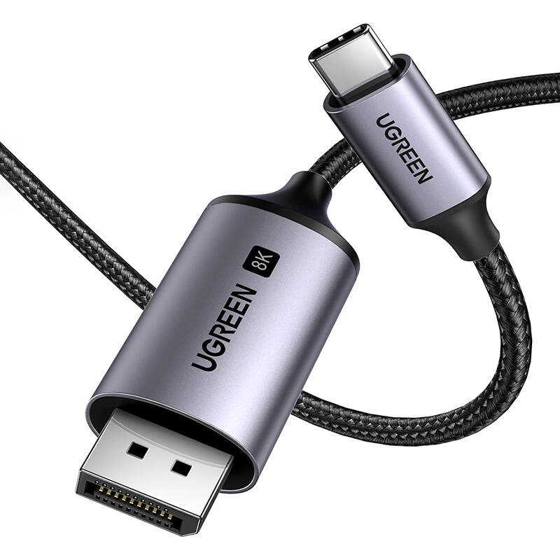 Kabel UGREEN USB-C-DisplayPort 8K 2m (czarny)