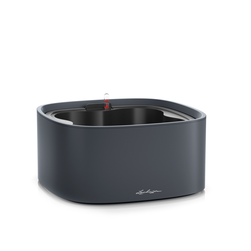  Lechuza Pila Color plant bowl, gray