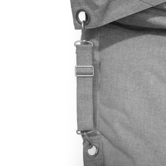Pufa Fatboy Buggle-Up Outdoor Rock Grey 185x132 cm - 4