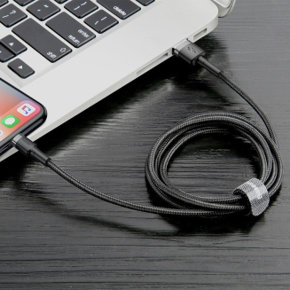 Kabel BASEUS Cafule USB-A-Lightning 1m (szaro-czarny) - 6