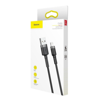 Kabel BASEUS Cafule USB-A-Lightning 1m (szaro-czarny) - 9