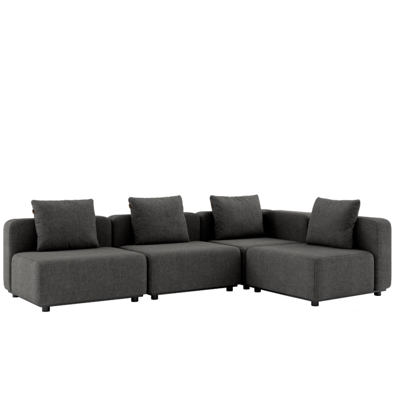  SACKit Cobana Lounge Sofa 4 Seater Grey