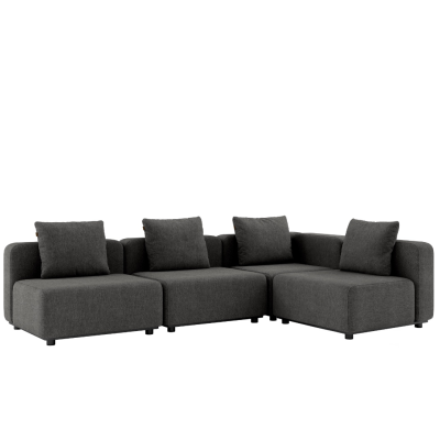  SACKit Cobana Lounge Sofa 4 Seater Grey