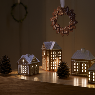 Zawieszka świąteczna Kähler Gingerbread Garland Ø 18.5 cm - 5