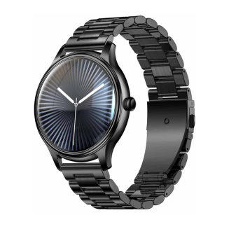  Smart Watch COLMI L28 (black + black steel strap) - 2