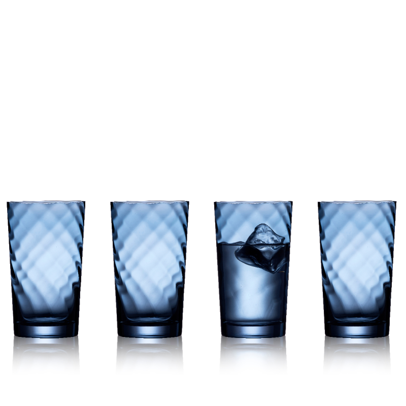 Szklanki do wody Lyngby Glas Vienna Blue 400 ml - 4 szt.