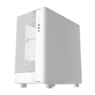  DARKFLASH DB330M Mesh Computer Case (White) - 2