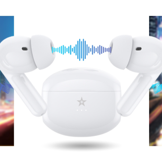 Słuchawki bezprzewodowe GIEWONT RealSound PRO ANC ENC GWS800-2 Białe - 10