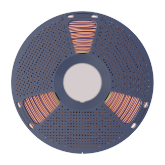  Filament SUNLU PLA+ Silk Tri-Color 1.75mm 1kg (orange-blue-green) - 3
