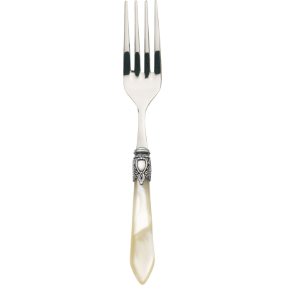 Widelec do serwowania Casa Bugatti Oxford Ivory/Old Silver 