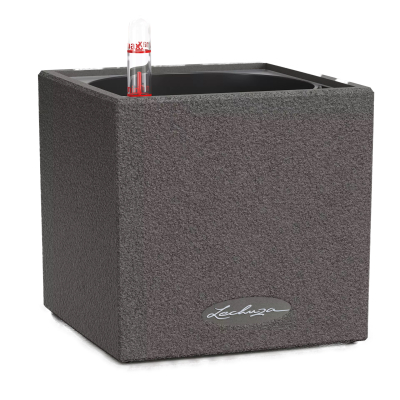 Doniczka Lechuza Canto Stone 14 kostka czarny grafit